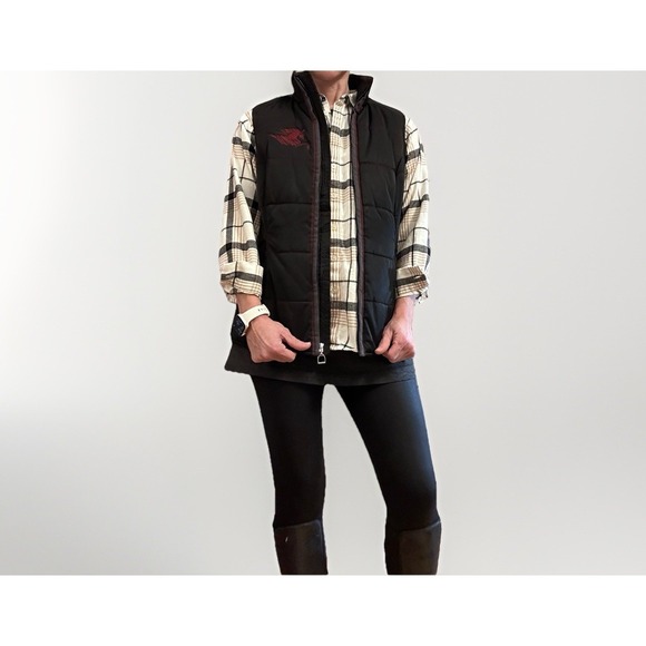 Ariat Puffer Quilted Vest Insulated Western Equestrian Medium - Picture 2 of 9